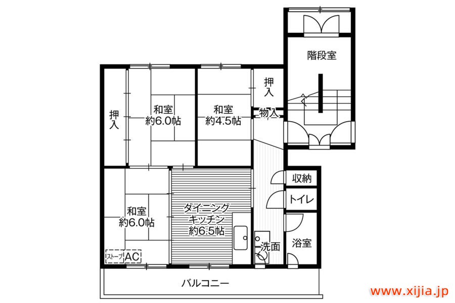 3DK公寓大廈札幌市手稻區