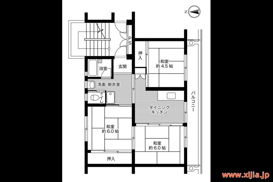 3DK公寓大廈紫波郡紫波町