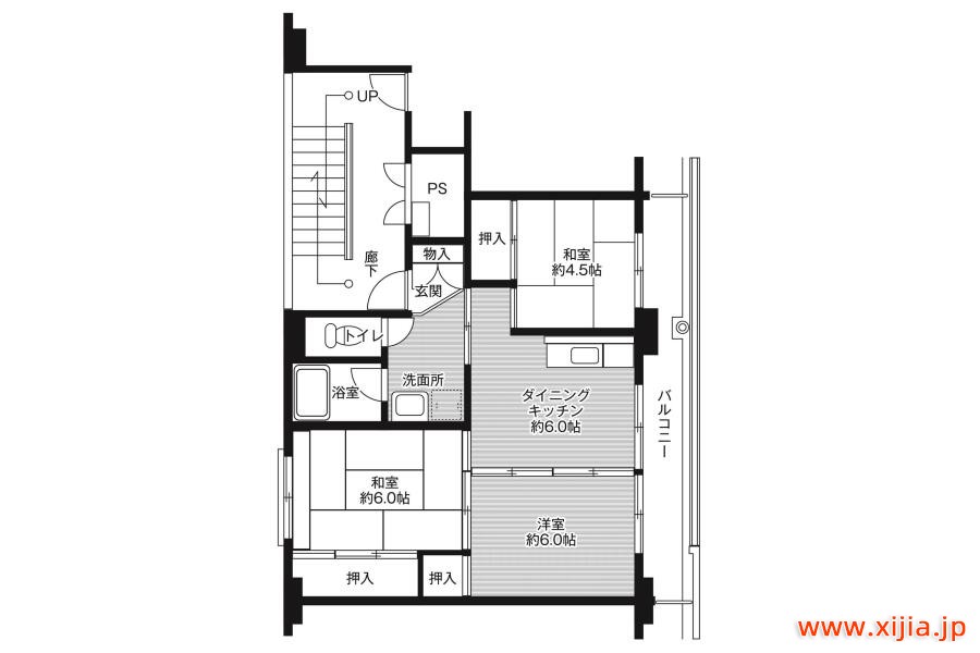 3DK公寓大廈白河市