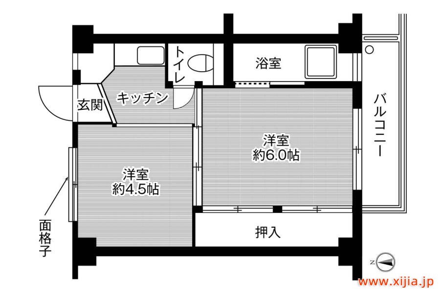 2K公寓大廈郡山市