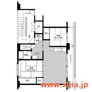 2LDK公寓大廈魚津市