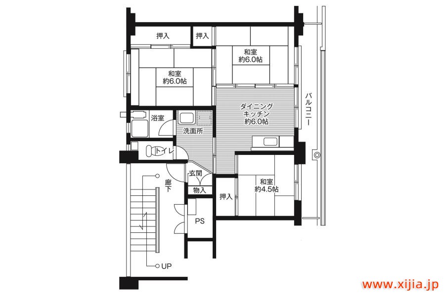 3DK公寓大廈大牟田市