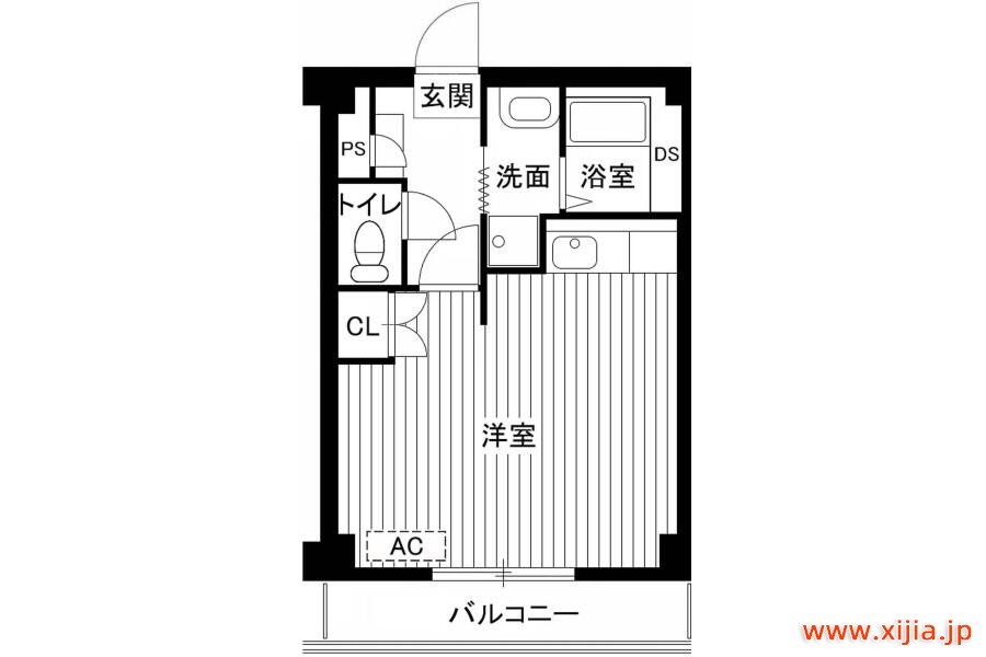 1R公寓大廈北九州市小倉南區