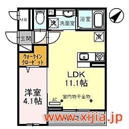 ディール川口 3階/305