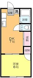 サンライズアパートメント F棟 2階